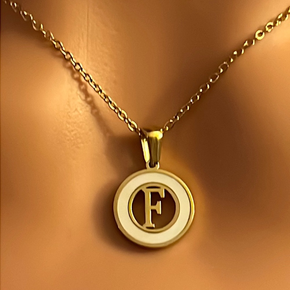 F Letter Necklace